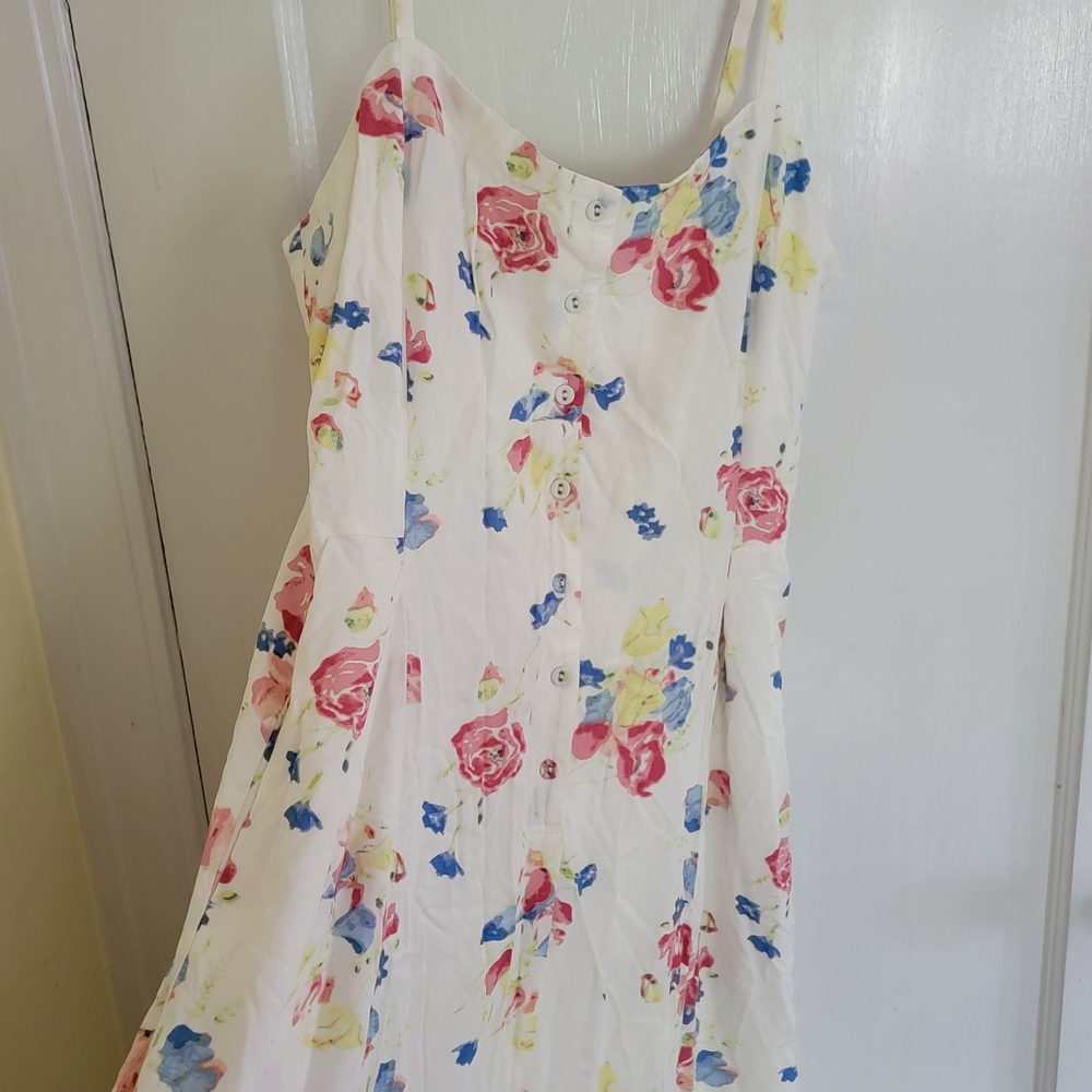 Uniqlo x Ines de la Fressange Collab Floral Sun dress Size Medium